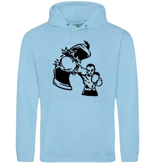 Женская толстовка (худи) Розрив груші Голубой фото