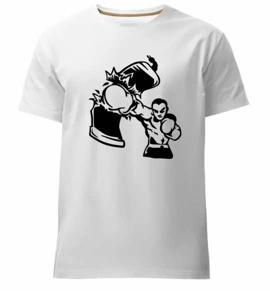 Мужская премиум футболка Розрив груші Белый фото