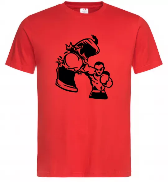 Мужская футболка Розрив груші Красный фото