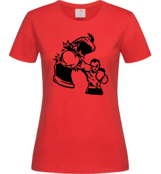 Женская футболка Розрив груші Красный фото