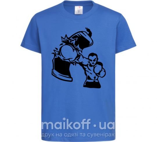 Детская футболка Разрыв груши Ярко-синий фото