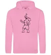 Жіноча толстовка (худі) Слон боксер Рожевий фото