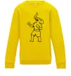 Детский Свитшот Слон боксер Солнечно желтый фото