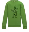 Детский Свитшот Слон боксер Лаймовый фото