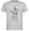 Чоловіча футболка Слон боксер Сірий фото