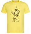 Чоловіча футболка Слон боксер Лимонний фото