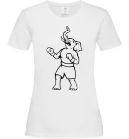 Жіноча футболка Слон боксер Жіноча футболка Слон боксер