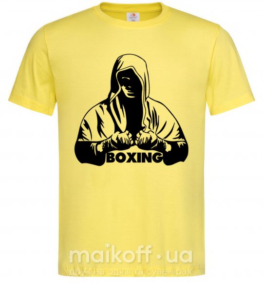 Чоловіча футболка Boxing Лимонний фото