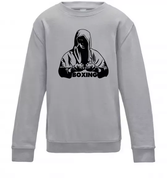 Детский Свитшот Boxing Серый меланж фото