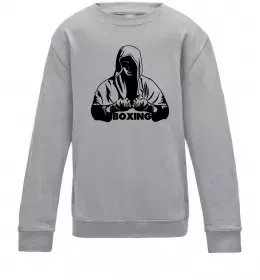 Дитячий світшот Boxing рукавиці та груша Чорний фото