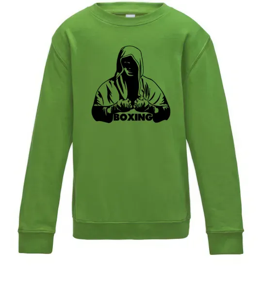 Детский Свитшот Boxing Лаймовый фото