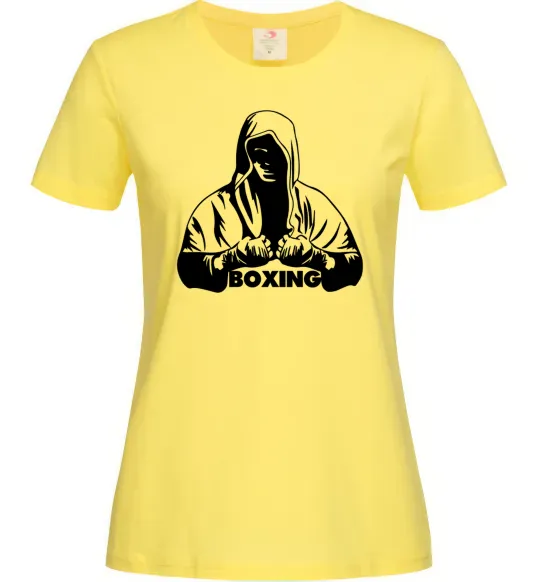 Жіноча футболка Boxing Лимонний фото