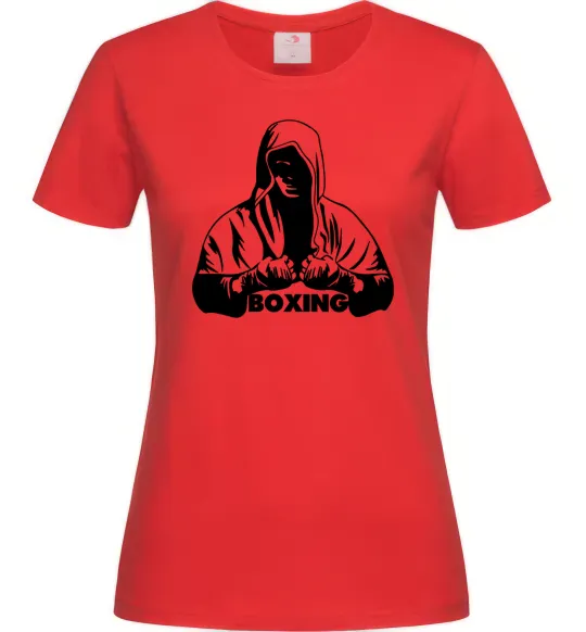Жіноча футболка Boxing Червоний фото