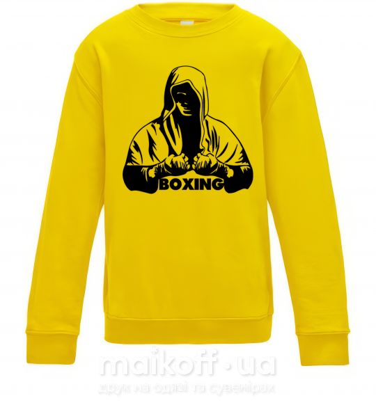 Детский Свитшот Boxing Солнечно желтый фото