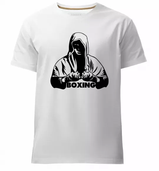Чоловіча преміум футболка Boxing Білий фото