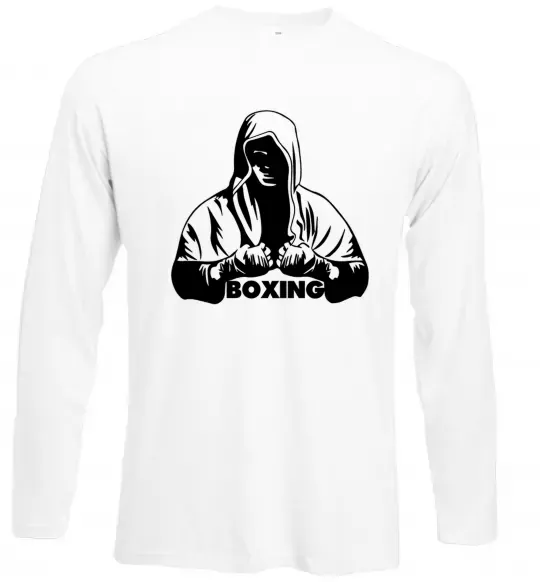 Лонгслив Boxing Белый фото