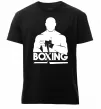 Чоловіча преміум футболка Boxing man Чорний фото