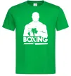Мужская футболка Boxing man Зеленый Мужская футболка Boxing man Зеленый фото