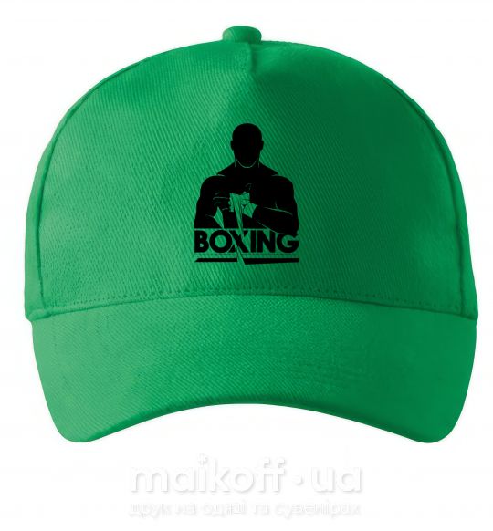 Кепка Boxing man Зеленый фото