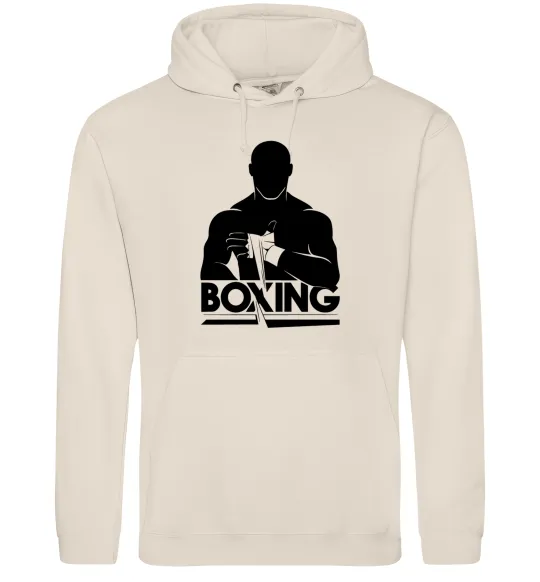 Мужская толстовка (худи) Boxing man Таш фото