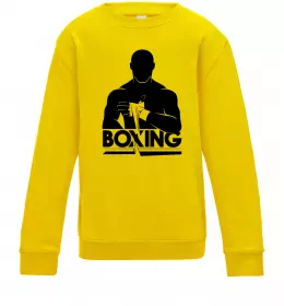 Дитячий світшот Boxing рукавиці та груша Чорний фото