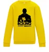 Детский Свитшот Boxing man Солнечно желтый фото