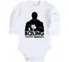 Дитячий бодік Boxing man Білий фото