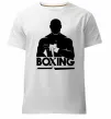 Чоловіча преміум футболка Boxing man Білий фото