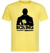 Мужская футболка Boxing man Лимонный Мужская футболка Boxing man Лимонный фото