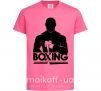 Детская футболка Boxing man Ярко-розовый фото