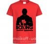 Детская футболка Boxing man Красный фото