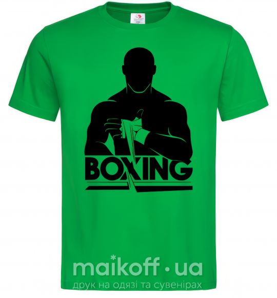 Чоловіча футболка Boxing man Зелений фото