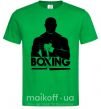 Мужская футболка Boxing man Зеленый фото