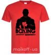 Мужская футболка Boxing man Красный фото