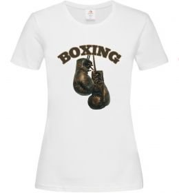 Жіноча футболка Перчатки бокс Жіноча футболка Перчатки бокс
