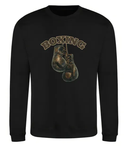 Свитшот Перчатки бокс Черный фото
