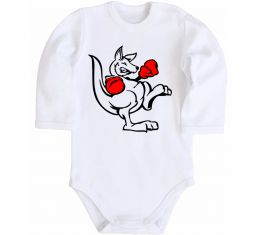 Детский боди Кенгуру боксер