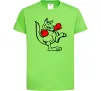 Дитяча футболка Кенгуру боксер Лаймовий Дитяча футболка Кенгуру боксер Лаймовий фото