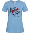 Жіноча футболка Кенгуру боксер Блакитний Жіноча футболка Кенгуру боксер Блакитний фото