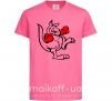 Детская футболка Кенгуру боксер Ярко-розовый фото