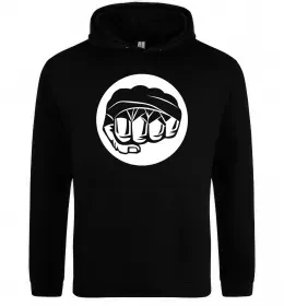 Мужская толстовка (худи) Еволюція тхеквондо Серый меланж фото