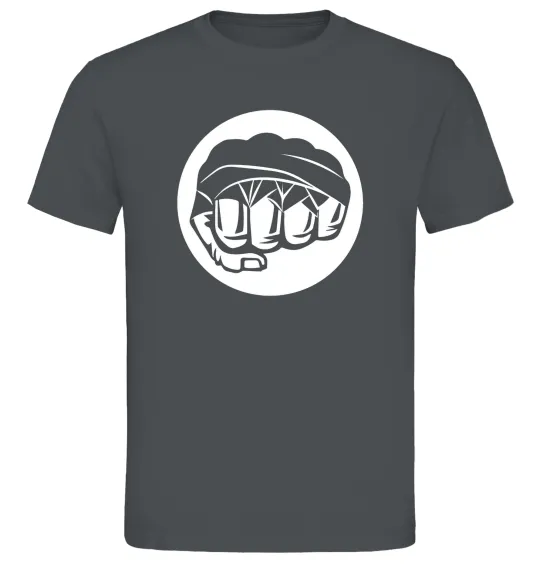 Мужская футболка Кулак боксер Графит фото