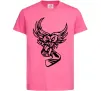 Детская футболка Сова з хокейною клюшкою Ярко-розовый фото