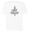 Футболка Оверсайз Not today Белый фото