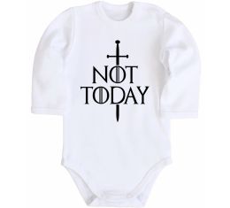 Детский боди Not today
