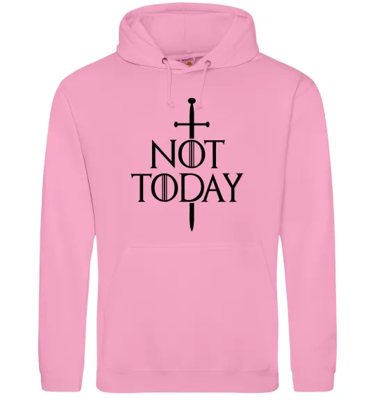 Мужская толстовка (худи) Not today Розовый фото