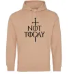 Чоловіча толстовка (худі) Not today Пісочний фото