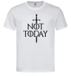 Мужская футболка Not today Белый фото