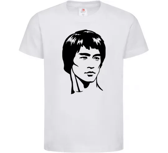 Детская футболка Брюс Лі Белый фото