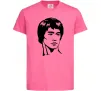 Детская футболка Брюс Лі Ярко-розовый Детская футболка Брюс Лі Ярко-розовый фото